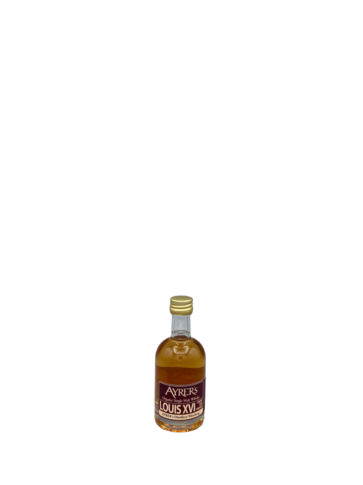 Ayrer's, Louis XVI Single Malt Whisky Miniatur 5cl Ayrer's Red Barrel