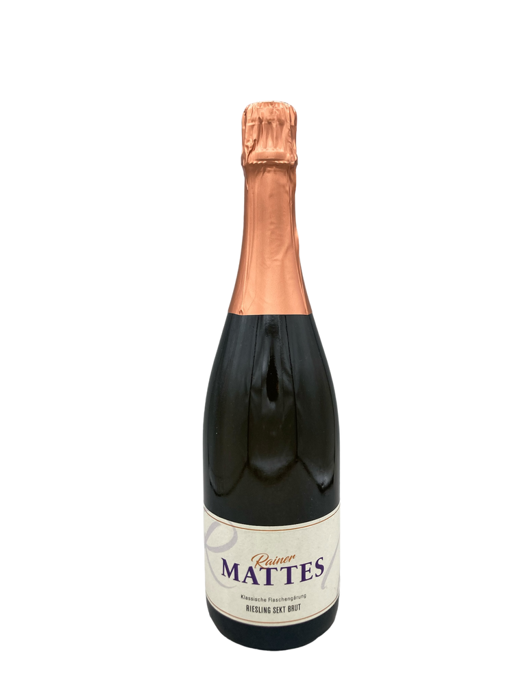 Weingut Rainer Mattes, Riesling Sekt brut Weingut Riffel Red Barrel